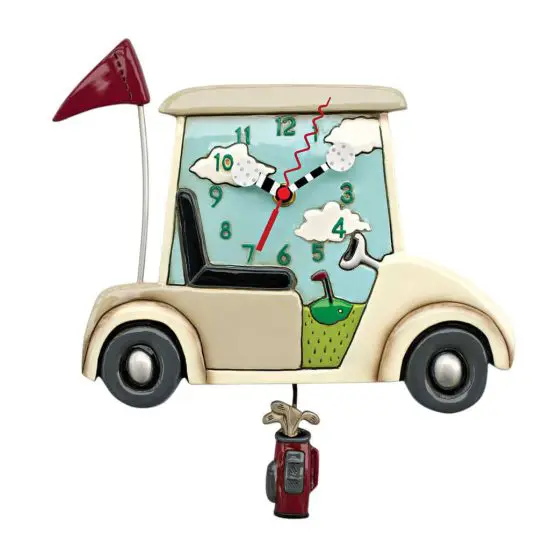 Stay the course golf clock 60th birthday gift