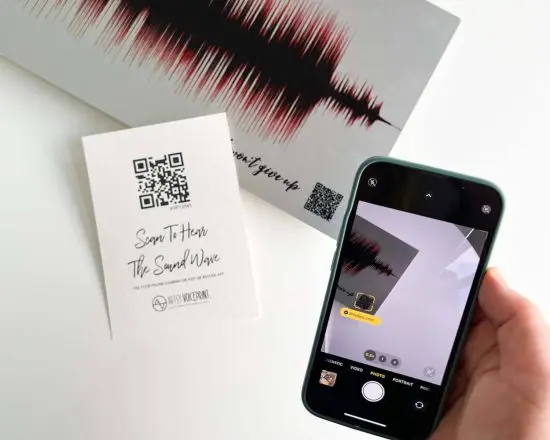 Soundwave Print with phone app