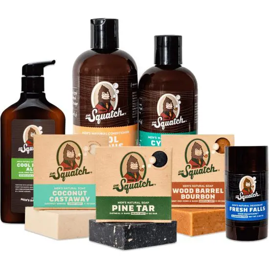 Dr Squatch body care gift set