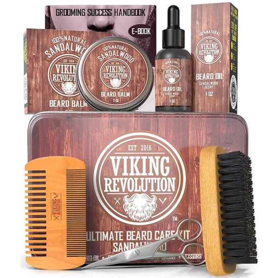 Viking Revolution's Beard Care Kit as a Gift for 60 Year Old Man