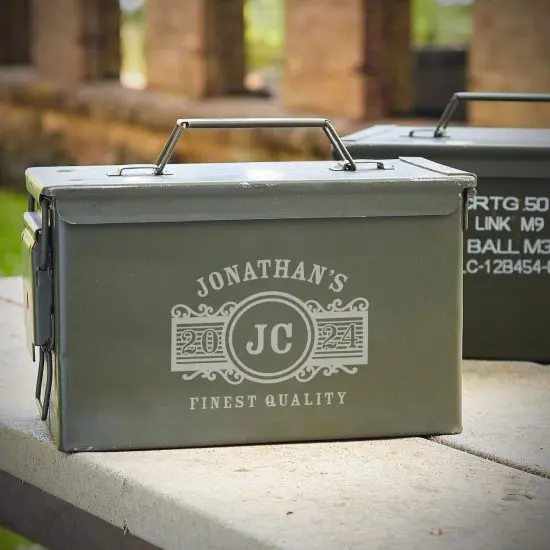Personalized Ammo Can Gift Set of Gifts for 65 Year Old Men