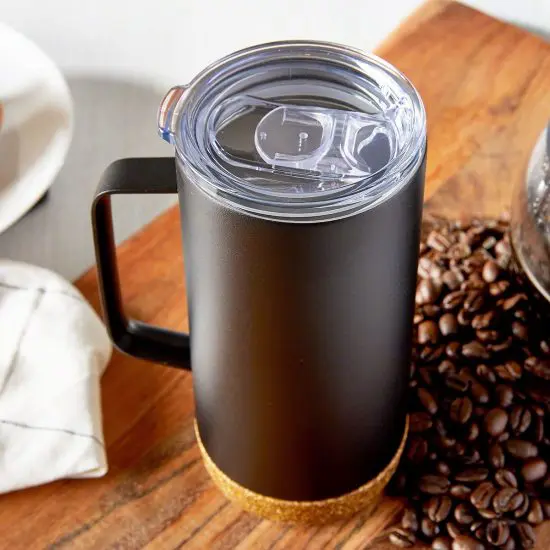 Ultra Rare Black Custom Insulated Coffee Mug 16 oz 