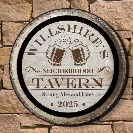 Neighborhood Tavern Custom Sign