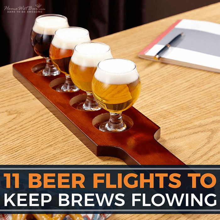 Beer Flight Sign 11 Beer Flights to Keep Brews Flowing