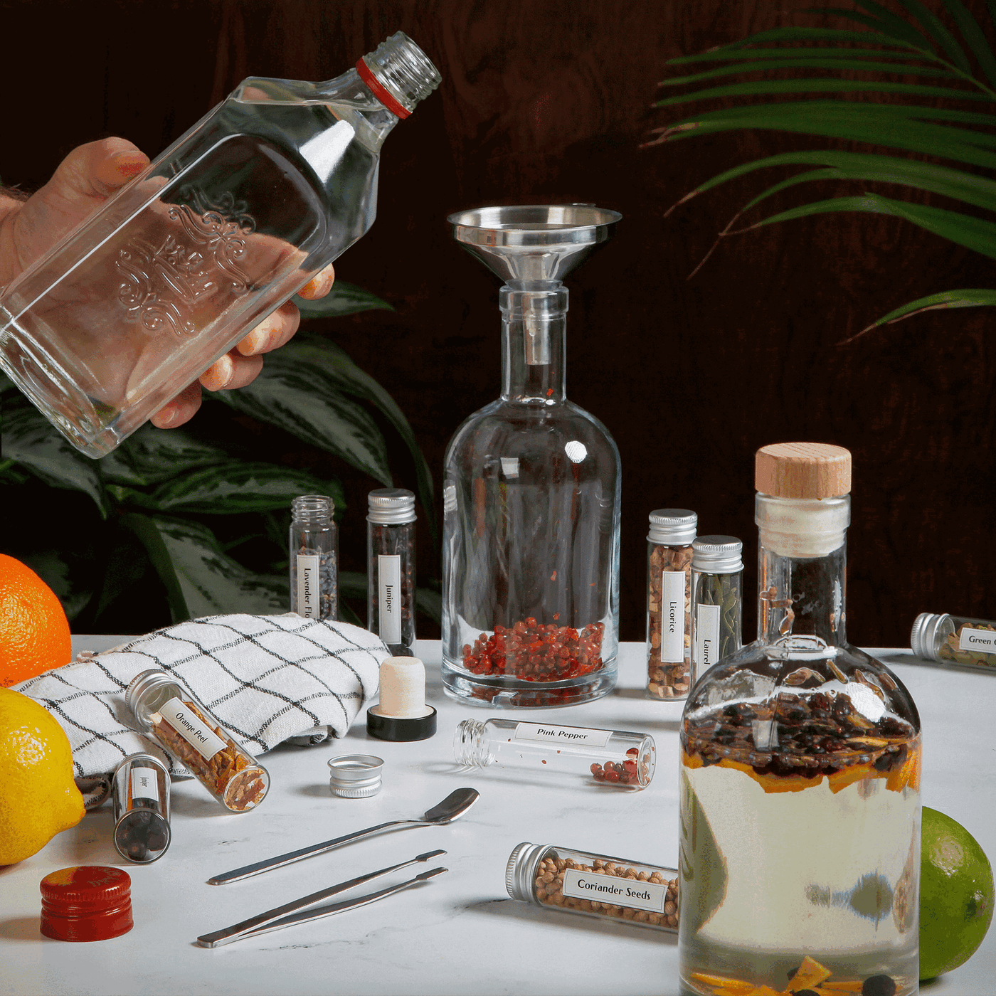 Botanical Bliss DIY Gin Infusion Kit, Cocktail Infusion Kit