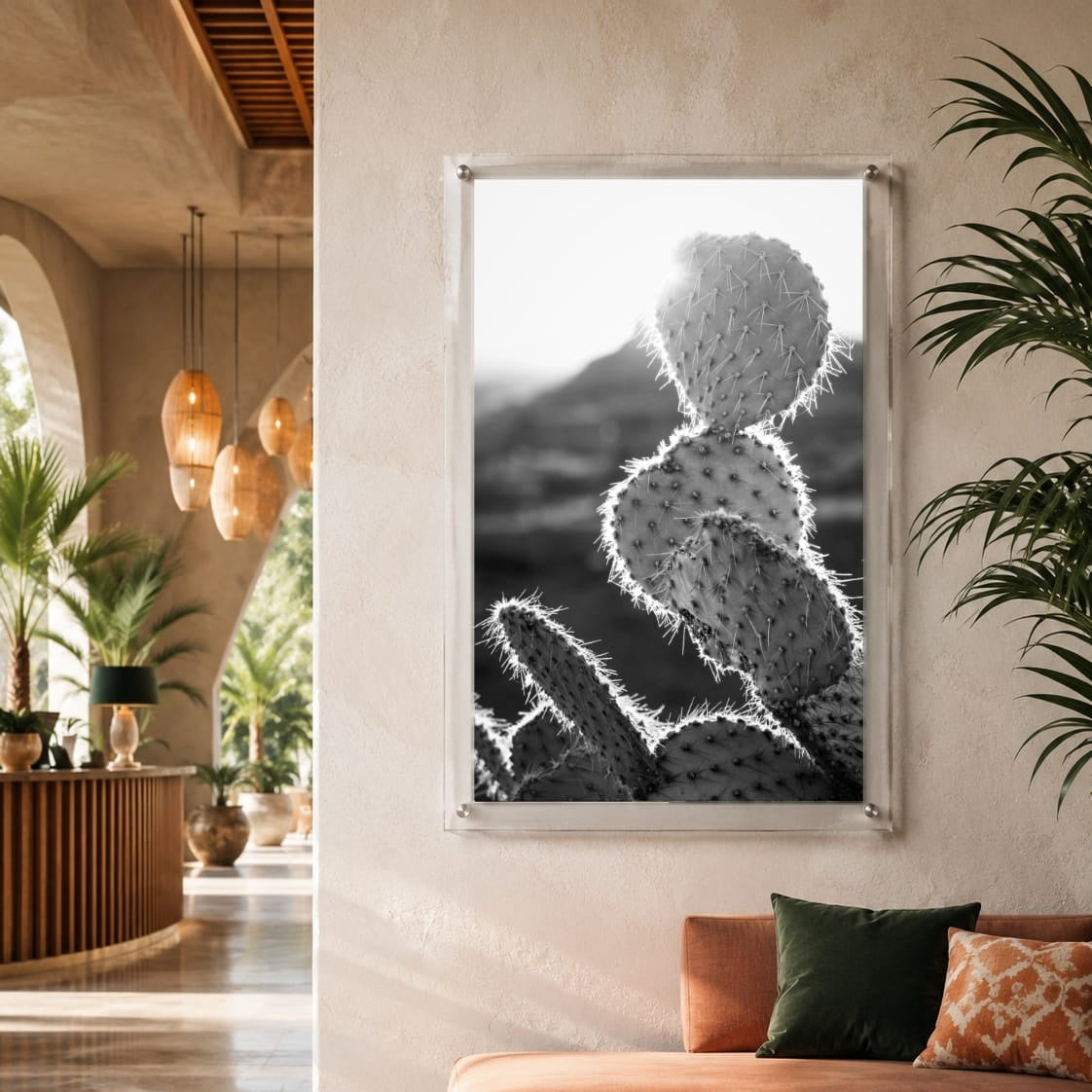 Prickly Business Acrylic Wall Art Print