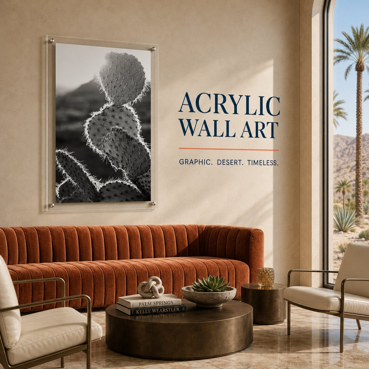 Prickly Business Acrylic Wall Art Print