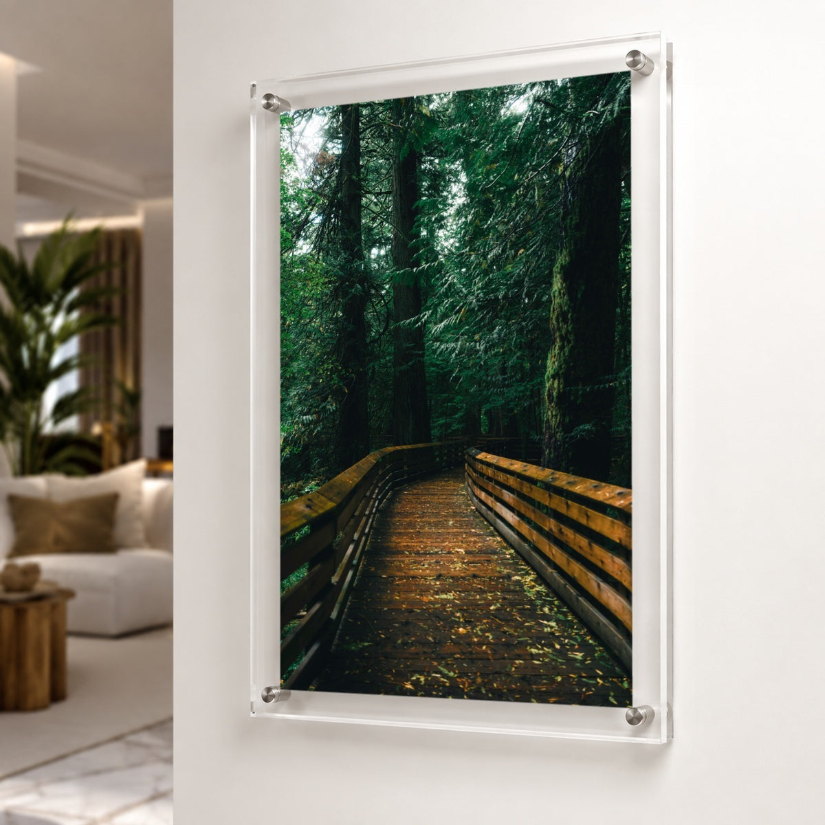 Into the Green Room Acrylic Wall Art Print
