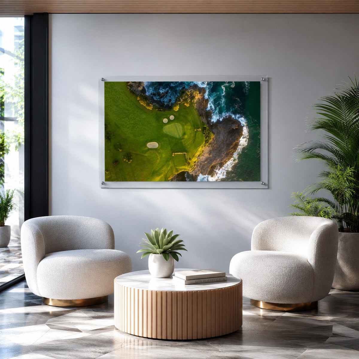 Coastal Hazard Acrylic Wall Art Print - Horizontal