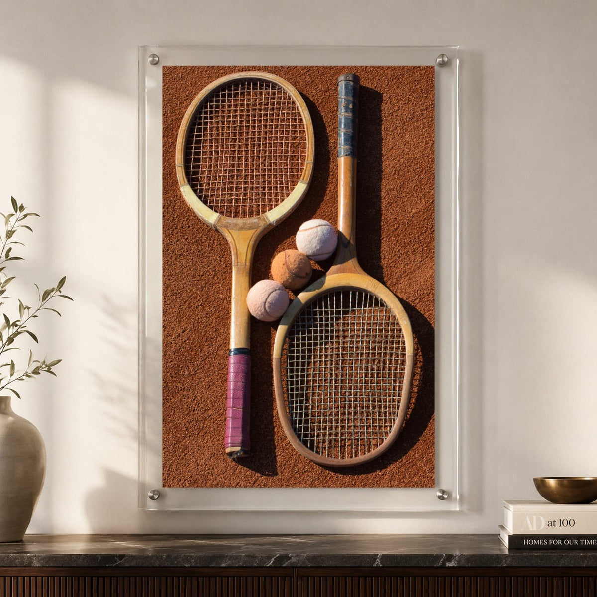 Clay Court Classics Acrylic Wall Art Print