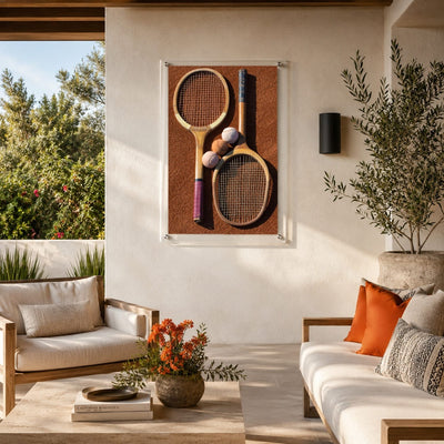 Clay Court Classics Acrylic Wall Art Print