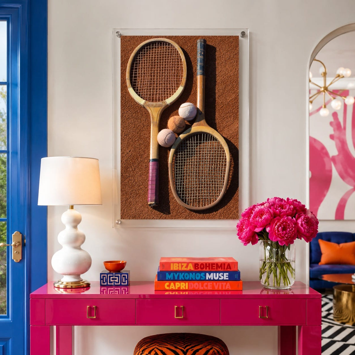 Clay Court Classics Acrylic Wall Art Print