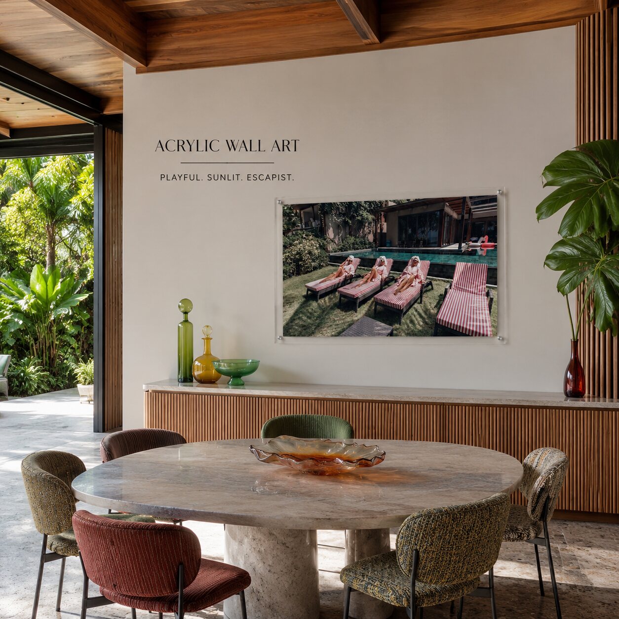 Girls Just Wanna Sun Acrylic Wall Art Print