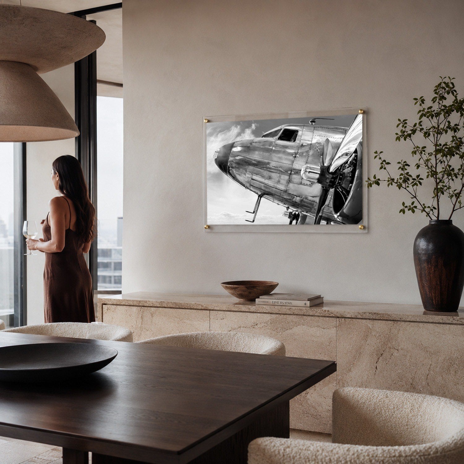 Plane and Simple Acrylic Wall Art Print