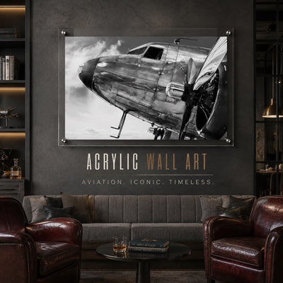 Plane and Simple Acrylic Wall Art Print