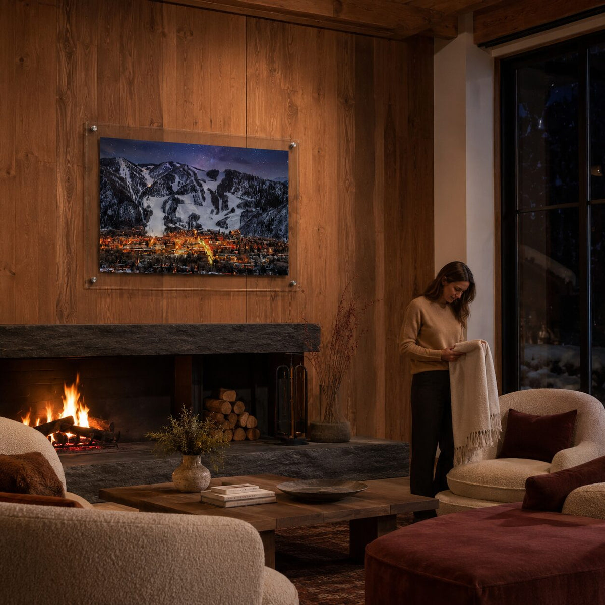 Goodnight, Aspen Acrylic Wall Art Print