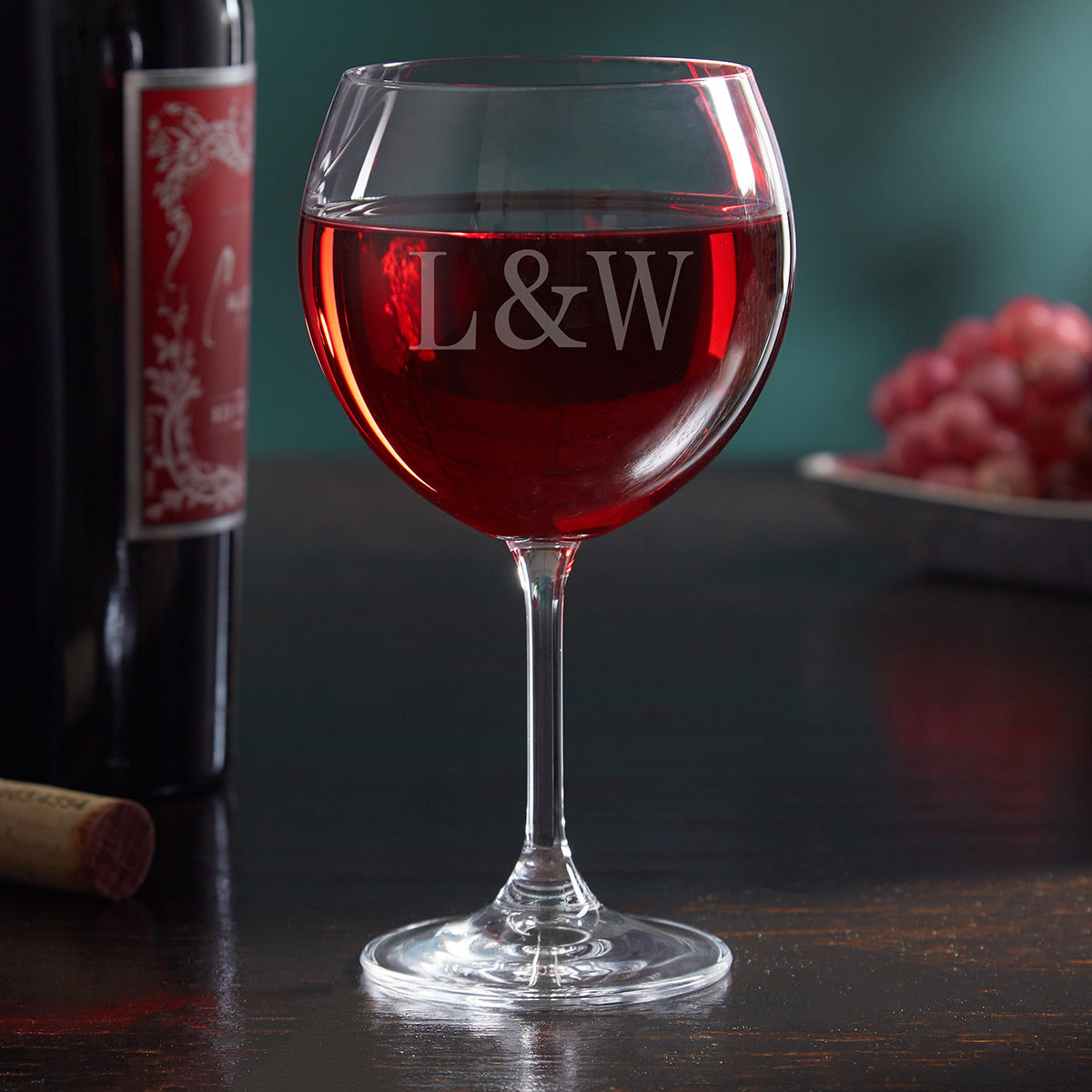 Personalized Red Wine Glass - 17oz