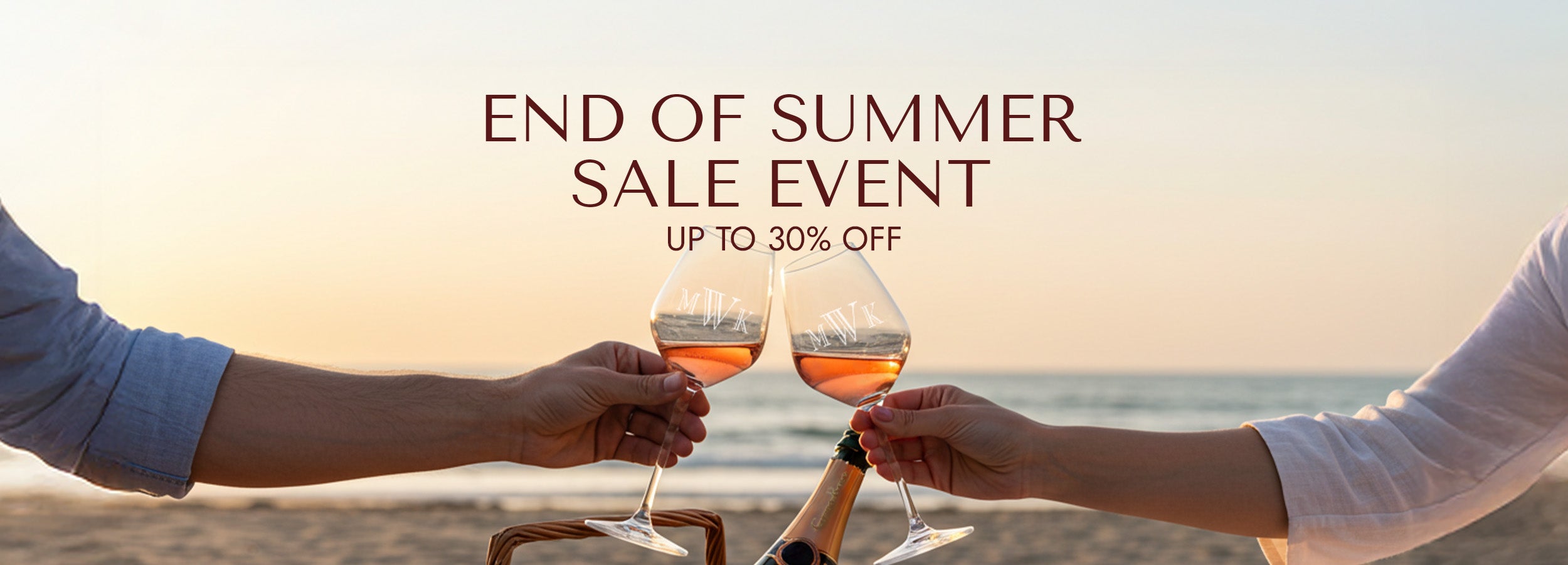 end of summer sale up to 30% off banner