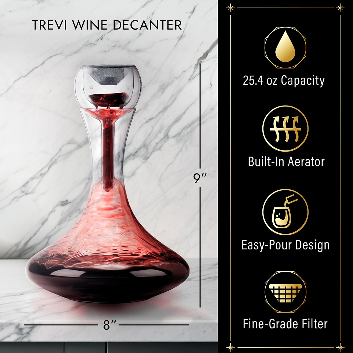 Trevi Aerating Wine Decanter