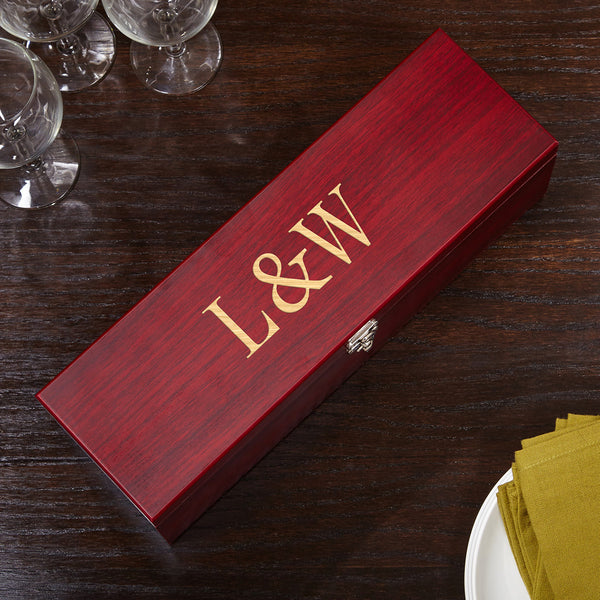 Engraved Stemless Wine Glasses with Wine Gift Box - 9pc