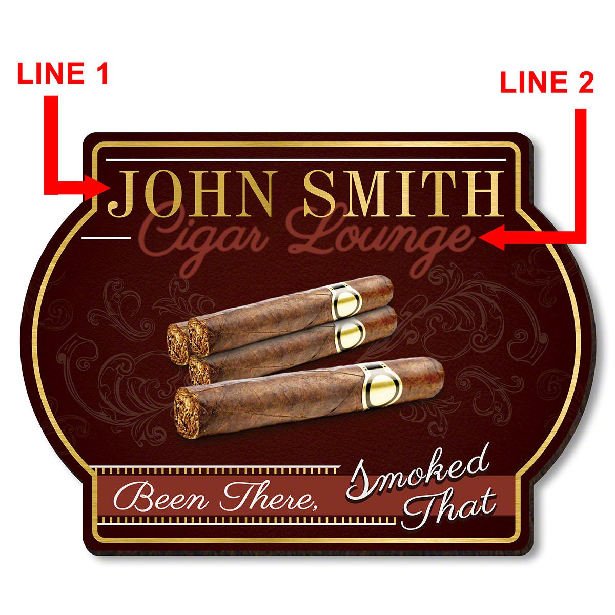 Been There Smoked That Custom Cigar Sign