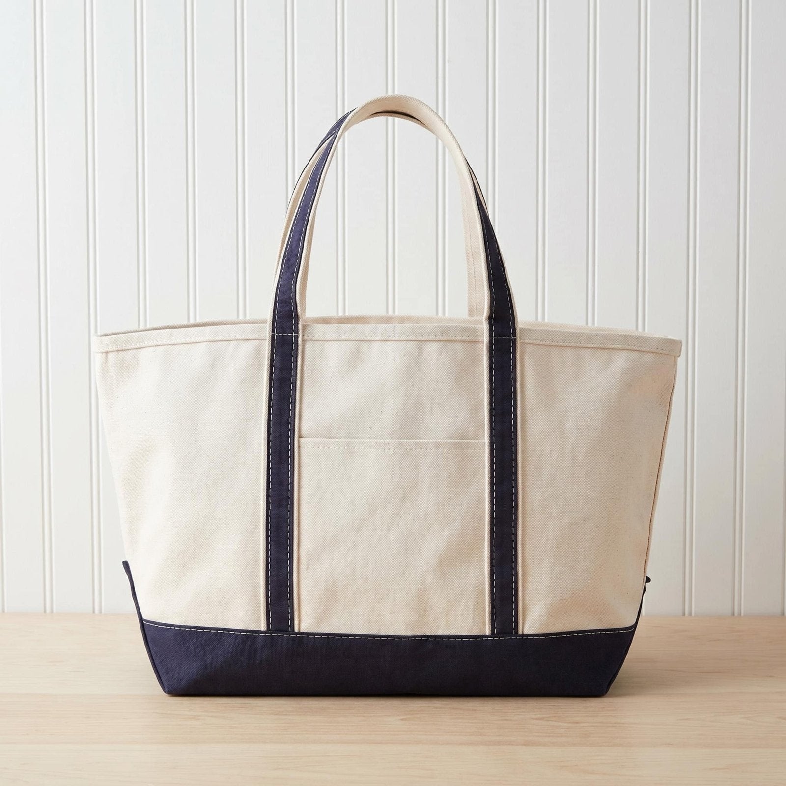 Bexford Open Zip-Top Canvas Tote Bag