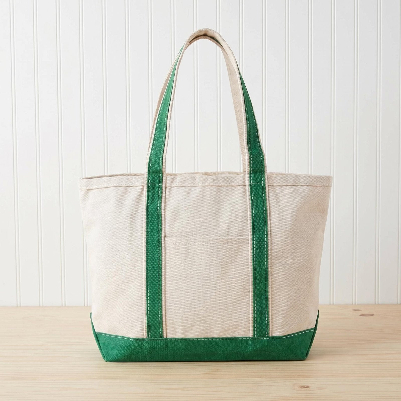 Bexford Open Zip-Top Canvas Tote Bag