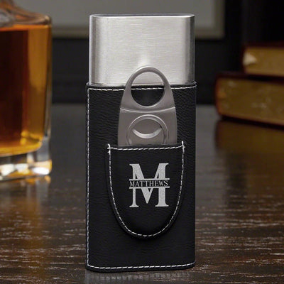 Black Cigar Flask Gift