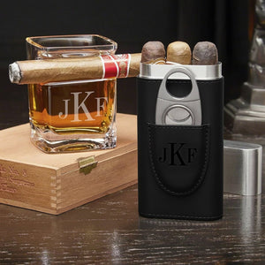 Cigar Flask + Cigar Glass