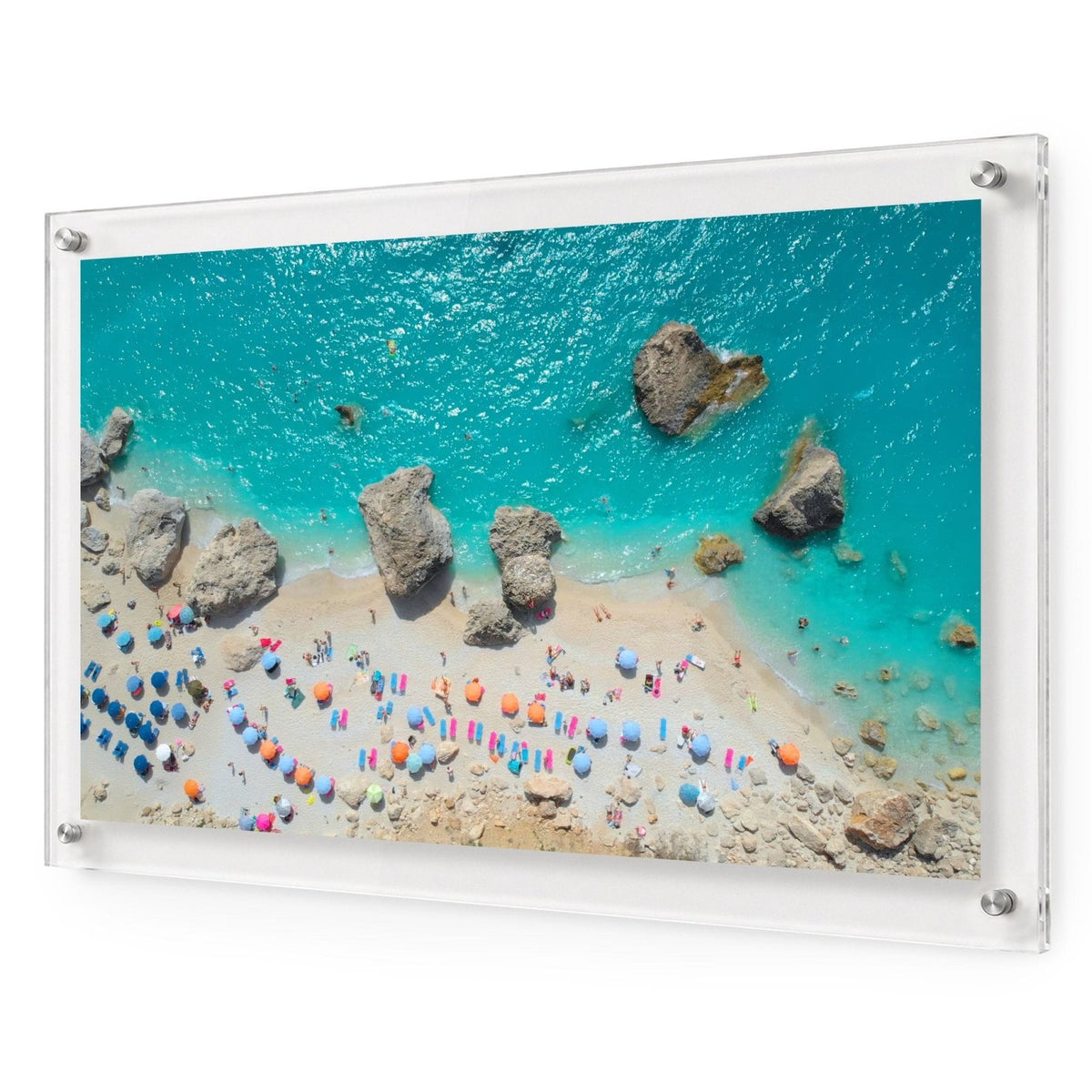 Blue Lagoon Club Acrylic Wall Art Print