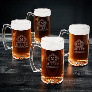 Four Beer Mugs