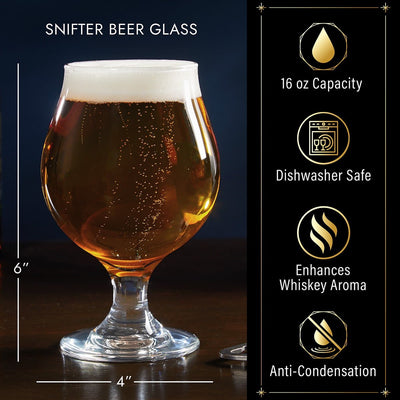 Brandy Snifter and Warmer Set, Engravable