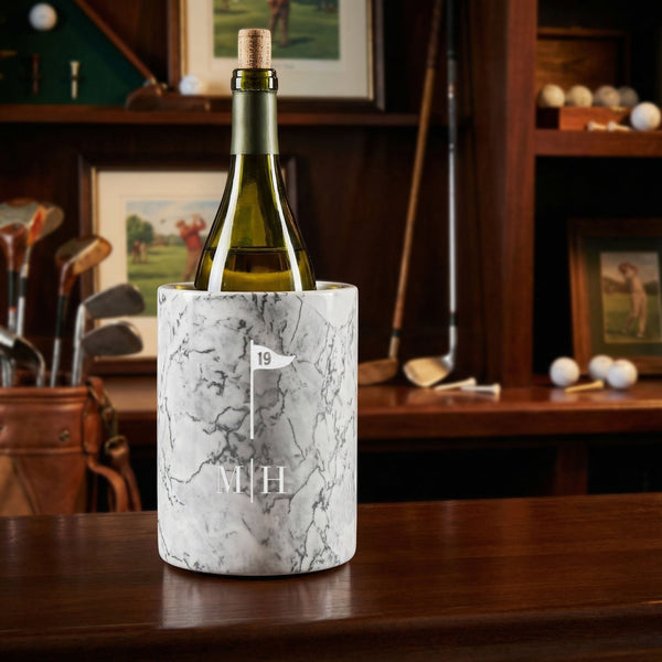 Clubhouse Golf Marble Wine Chiller