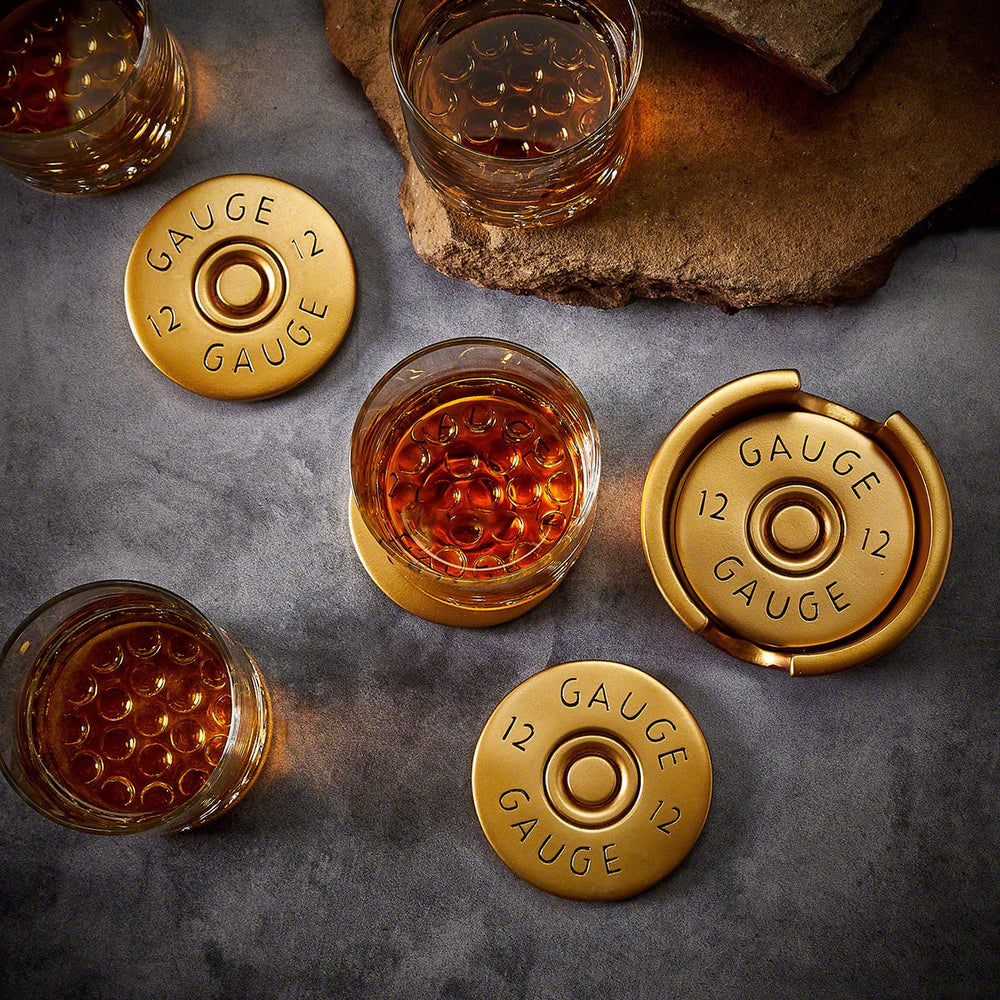 Custom Ammo Can Whiskey Gift Set - 8 pc Whiskey Glasses, Knife, Shotgun ...