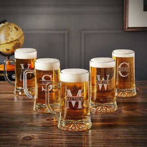 Five Beer Mugs