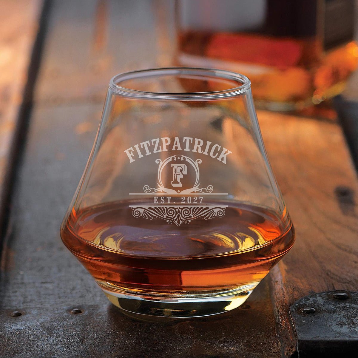 Custom DiMera Whiskey Glass