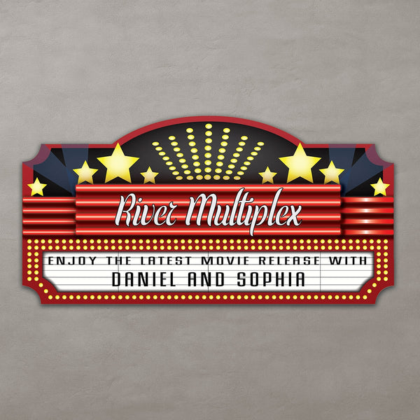 Custom Home Theater Movie Marquee Sign