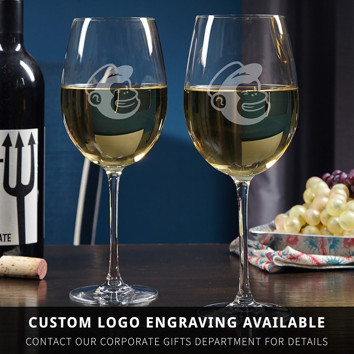 Custom Wine Glass Box Set - Gift for Wine Lovers