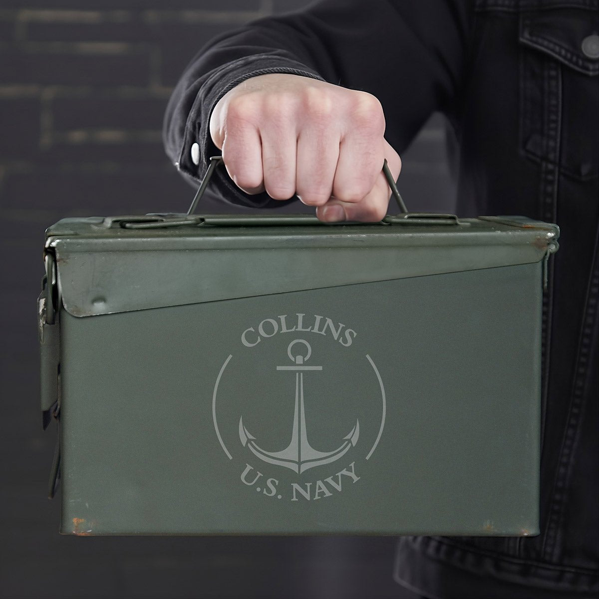 Engraved Ammo Can & Bullet Opener Military Gift Set