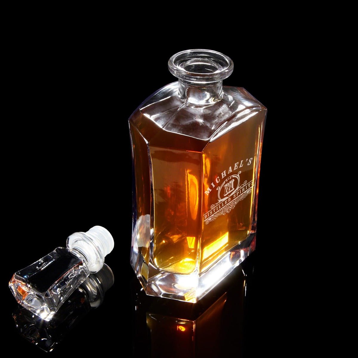 Engraved Argos Decanter