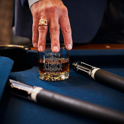 Engraved Buckman Whiskey Glass