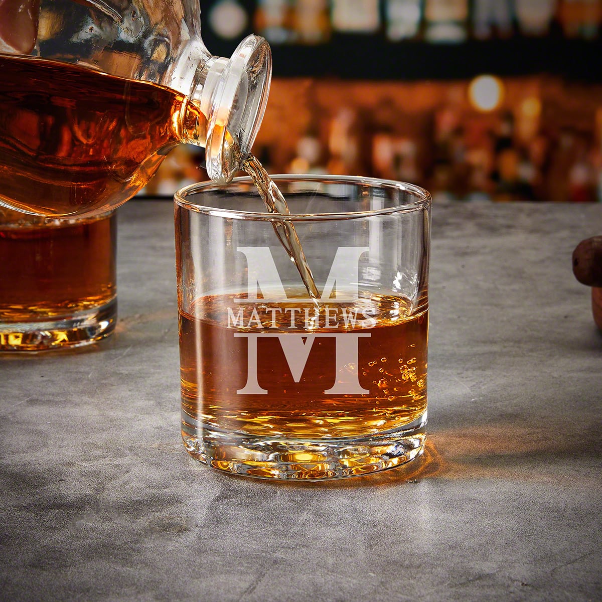 Engraved Buckman Whiskey Glass