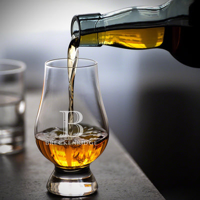 Engraved Glencairn Glasses Pair
