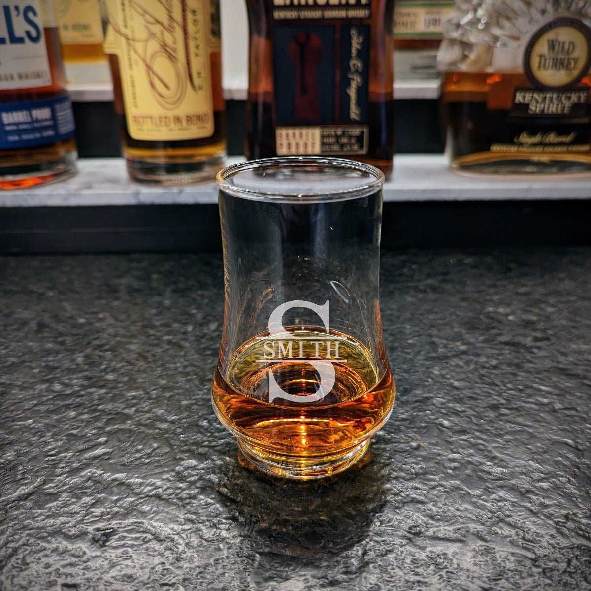 Engraved Kenzie Whisky Tasting Glass