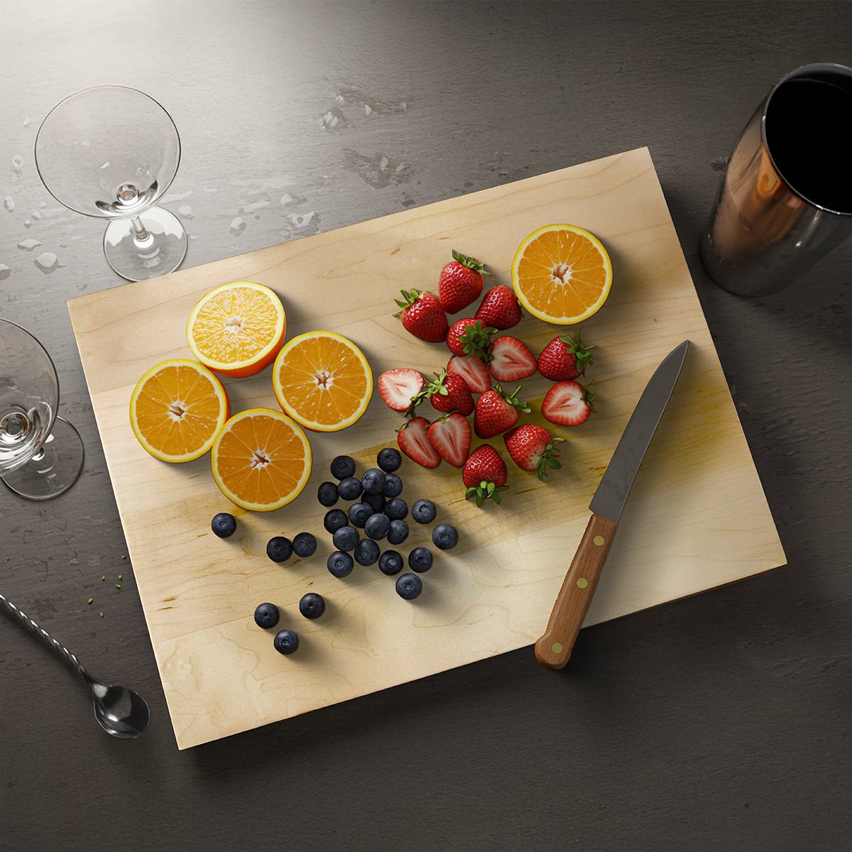 Engraved Maple Cutting Board - Standard (0.75in Thick)