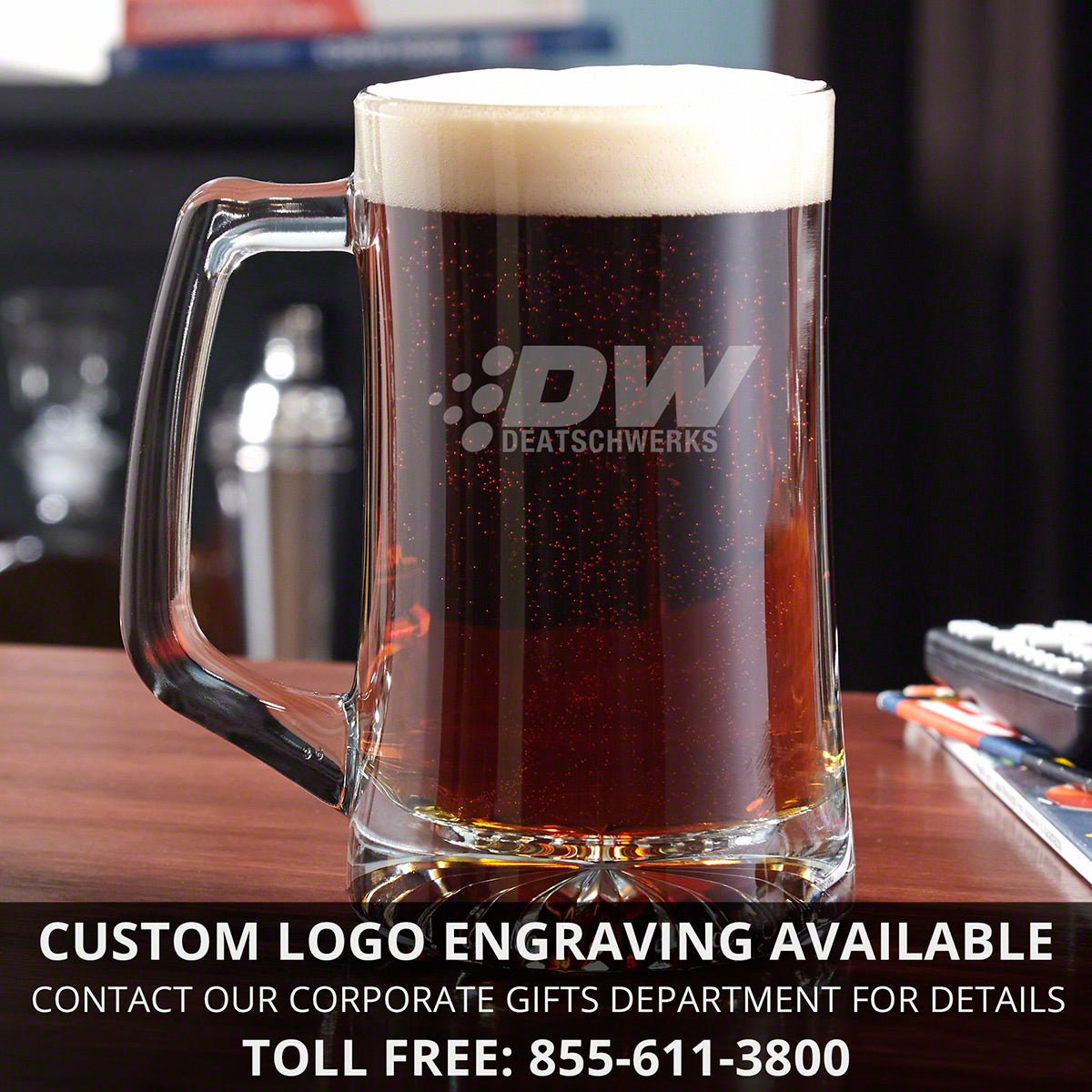 Engraved Patriotic Gift USA Beer Mug