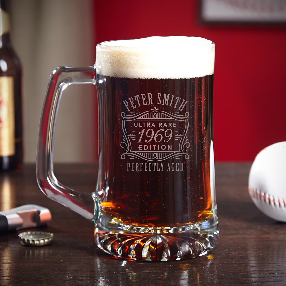 Engraved Patriotic Gift USA Beer Mug