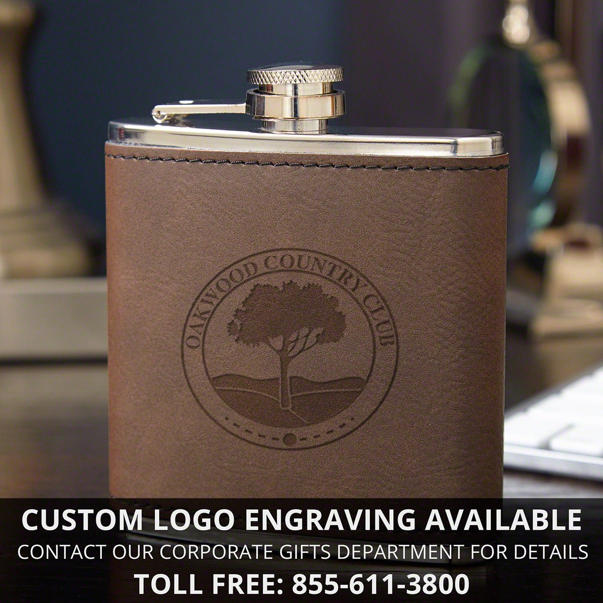 Fitzgerald Personalized Flask, 6 oz - Radiant Design