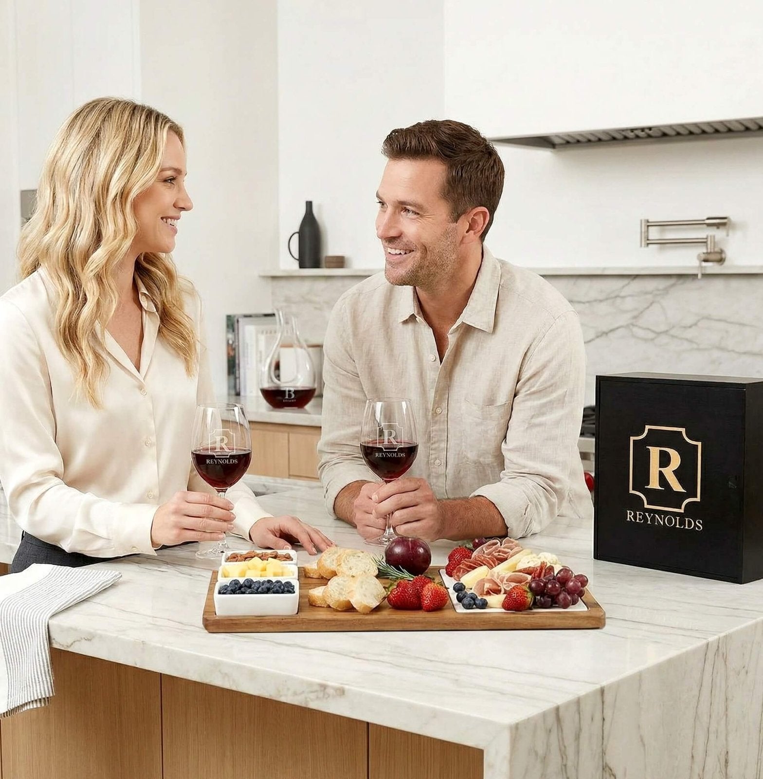 Gather Charcuterie Board Serving Tray w/ Cheese Board and Bowls