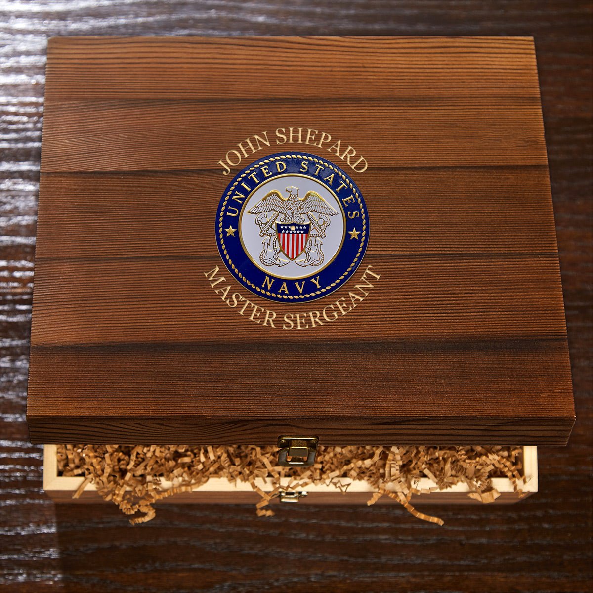Gifts for Navy Veterans Personalized Argos Whiskey Decanter Set